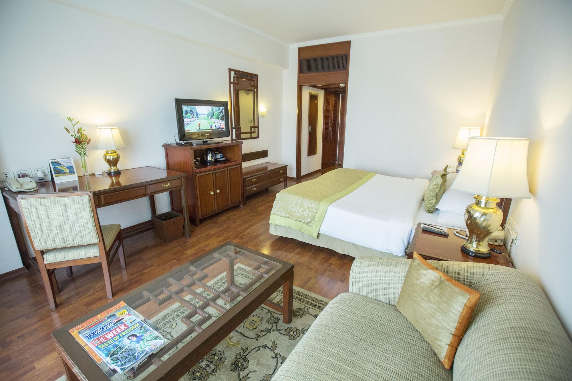 Taj Banjara Hotell Hyderabad Eksteriør bilde A room at the Taj Bengal